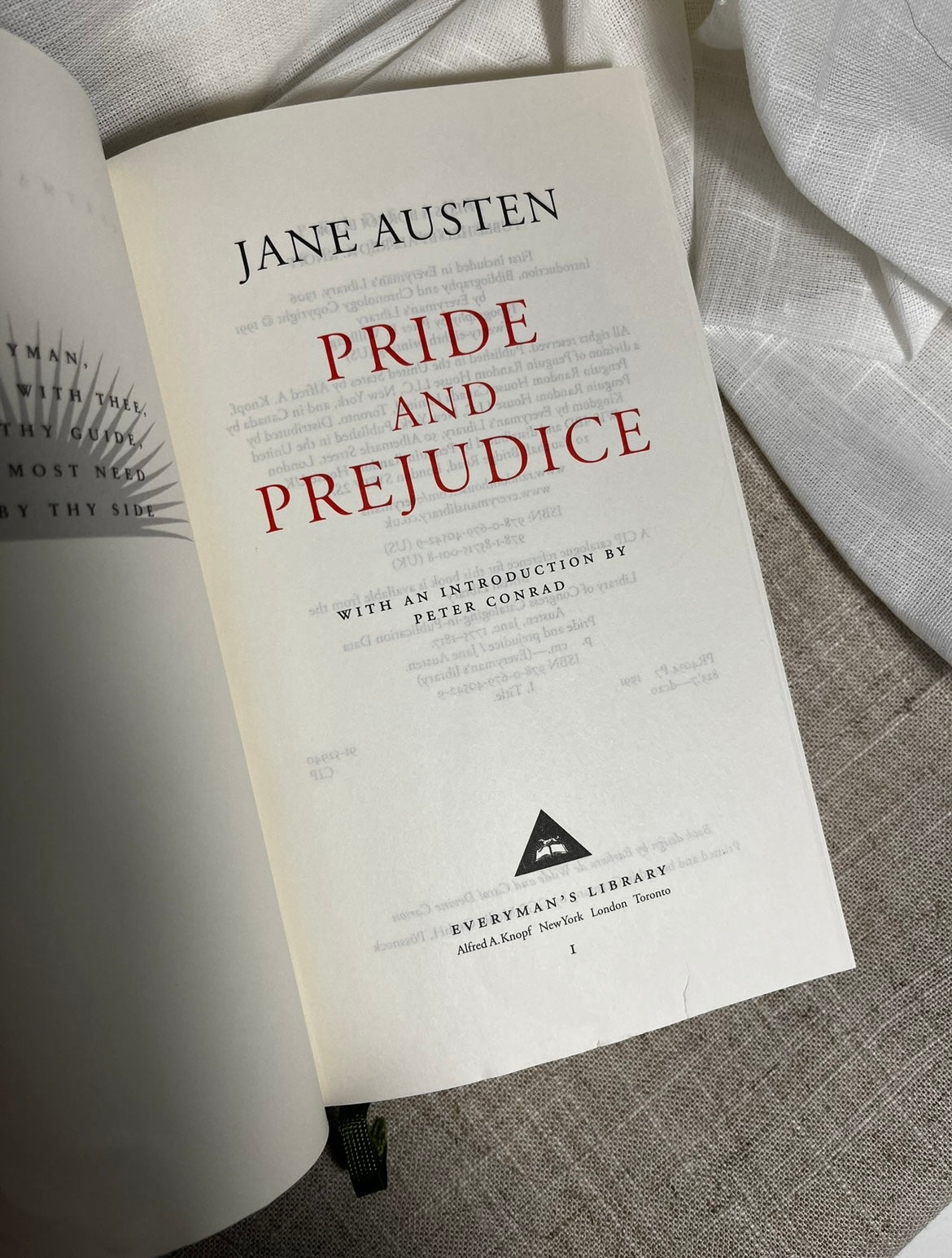 Orgullo y prejuicio de Jane Austen – Edición en inglés pintada a mano (1991)
