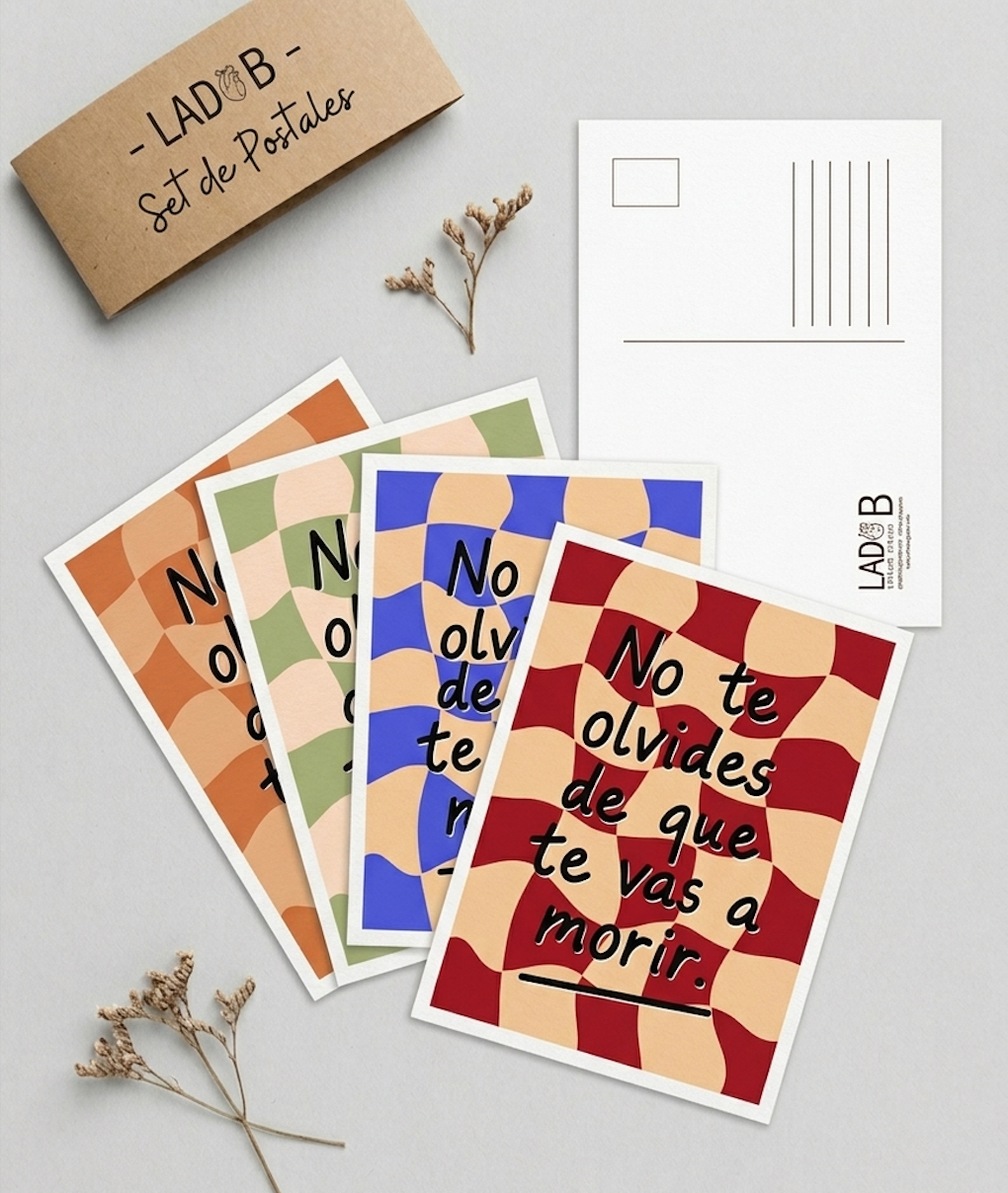 Postales - No te olvides pastel