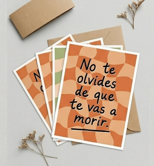 Postales - No te olvides pastel