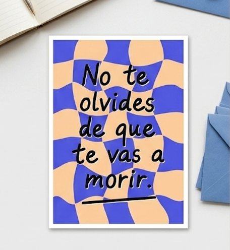 Postales - No te olvides pastel