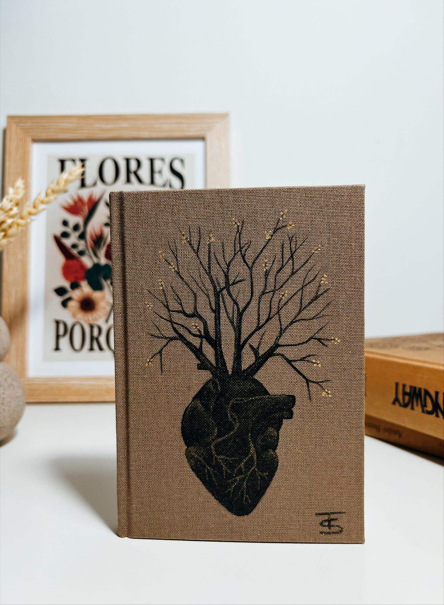 Cumbres Borrascosas de Emily Brontë – Edición de 1962 restaurada y pintada a mano