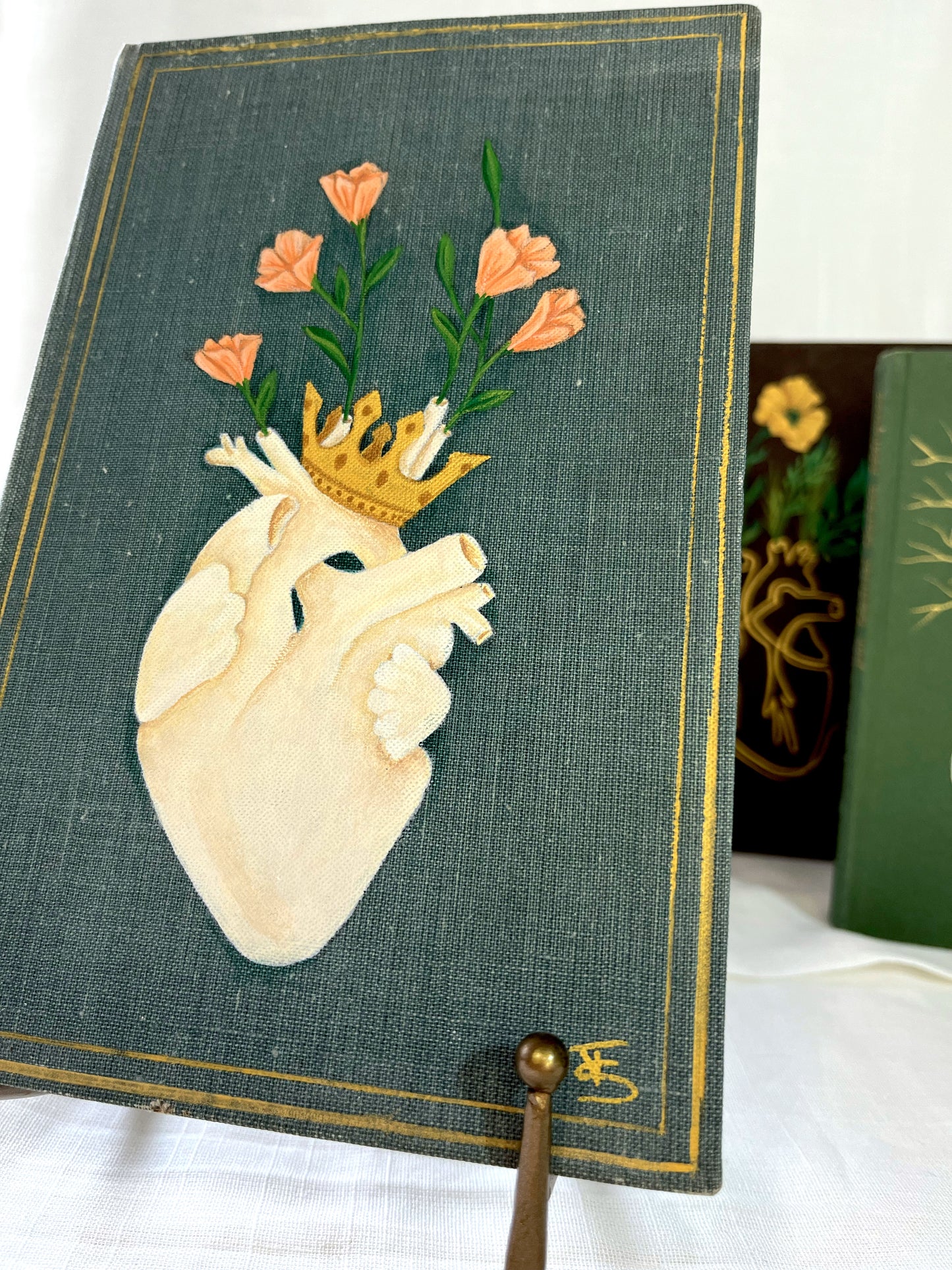 Mary Stuart by Stefan Zweig - 1949 edition, hand-painted