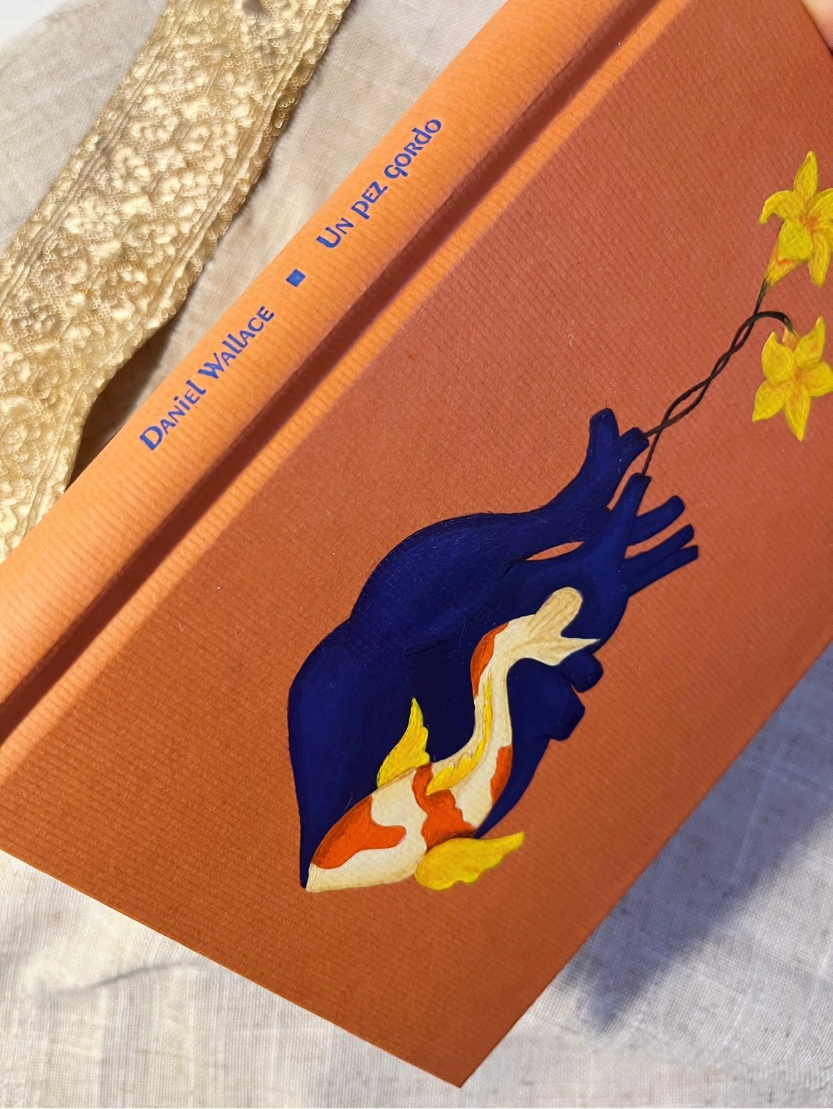 Un pez gordo de Daniel Wallace – Edición pintada a mano(2004)