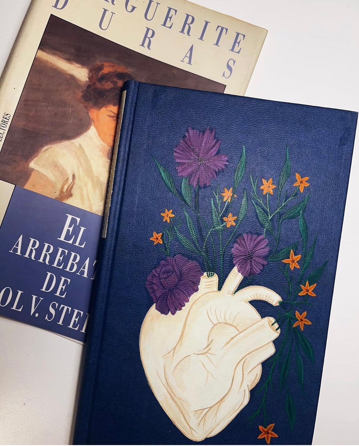 El arrebato de Lol V. Stein de Marguerite Duras - Edición pintada a mano (1990)
