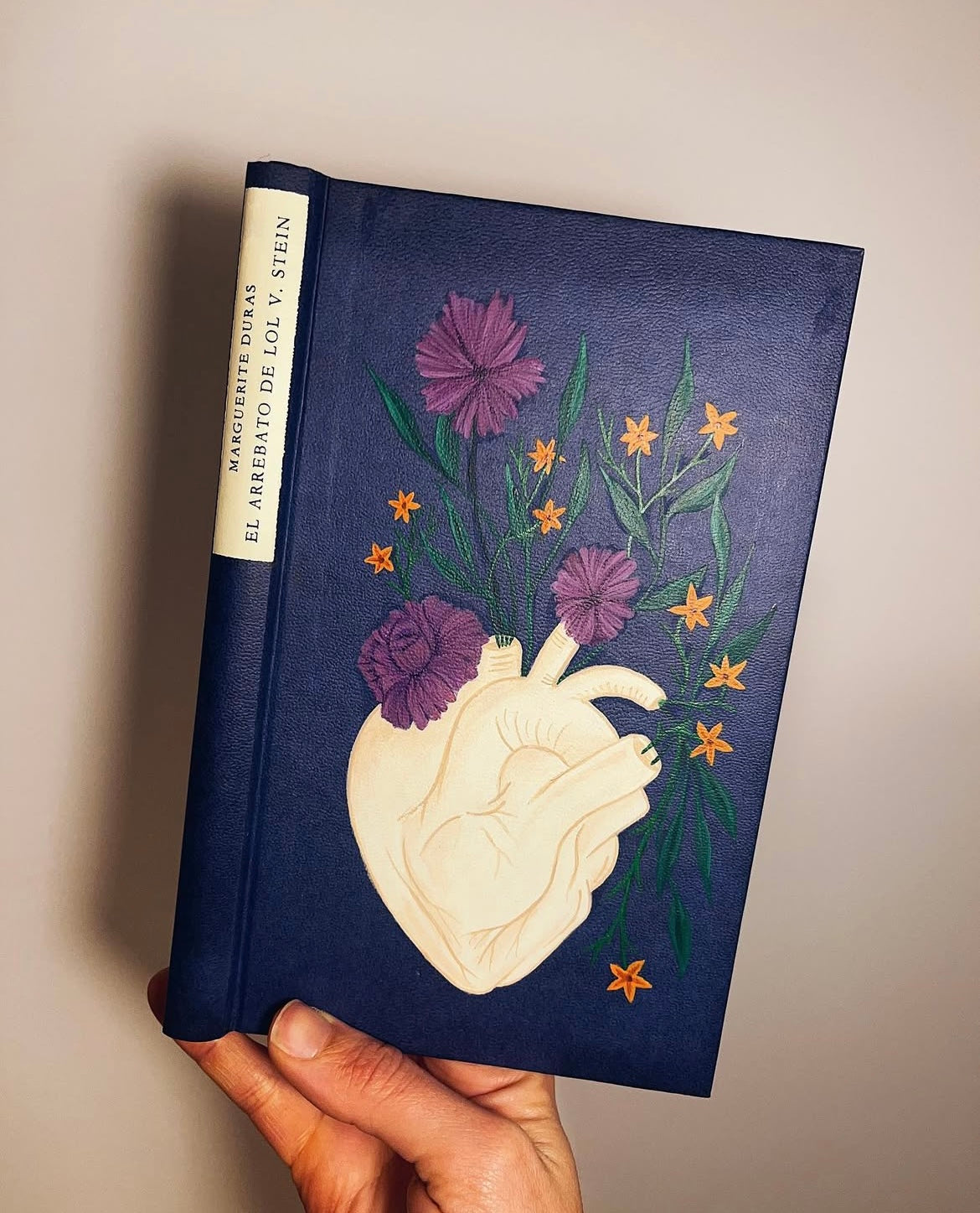 El arrebato de Lol V. Stein de Marguerite Duras - Edición pintada a mano (1990)