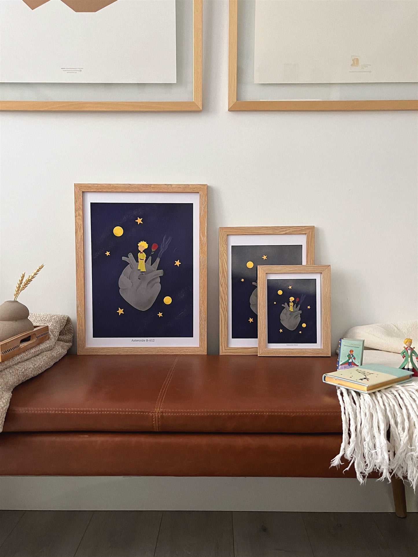 Ilustración Planeta Corazón inspirado en El Principito