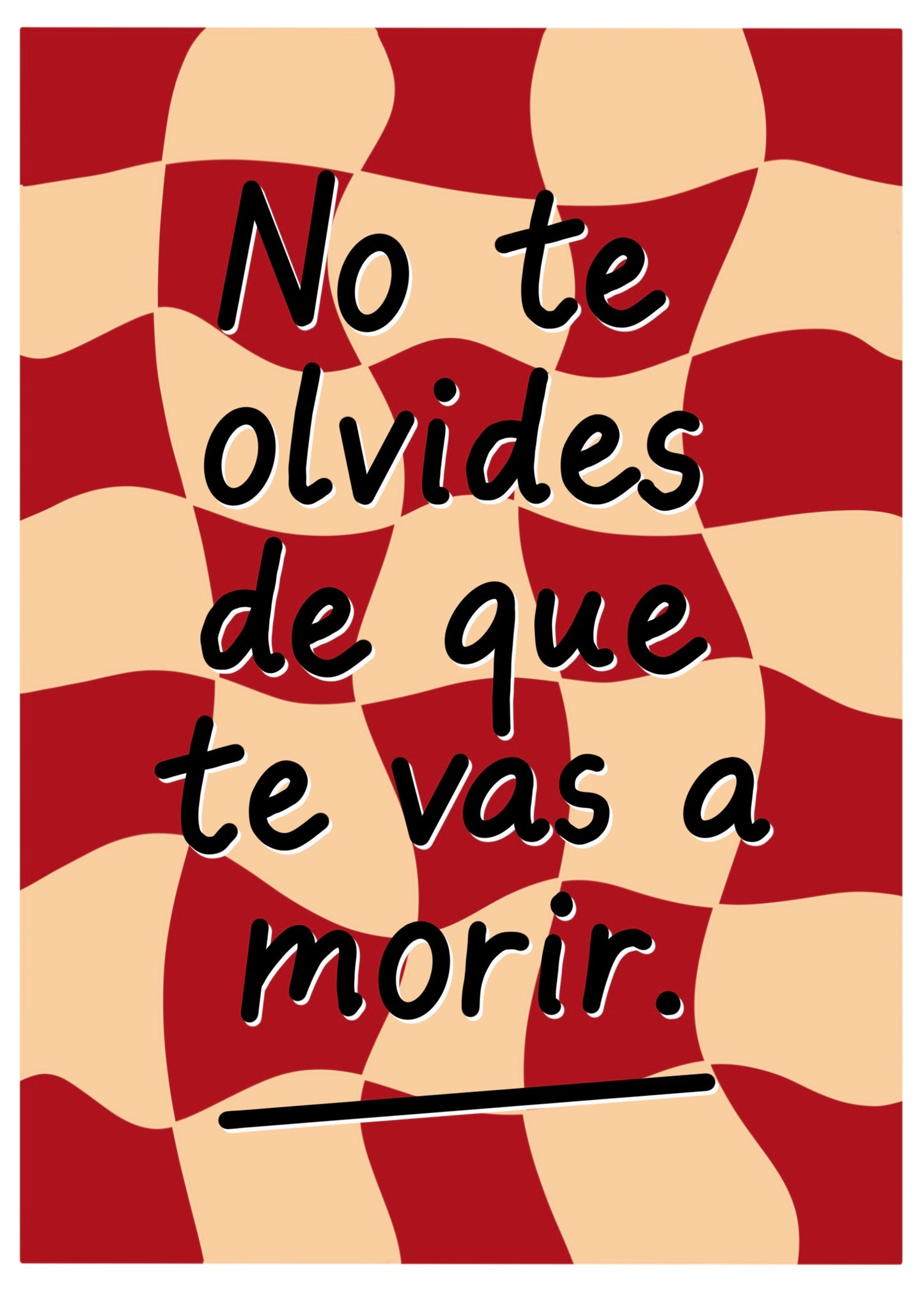 Postales - No te olvides pastel